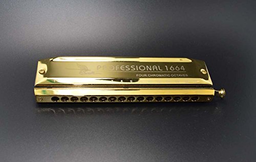 CHROMATIC HARMONICA　バタフライ ハーモニカ Butterfly Chromatic Harmonica With Box Japan
